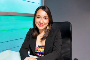 Sandra Ledezma miembro del equipo hunters